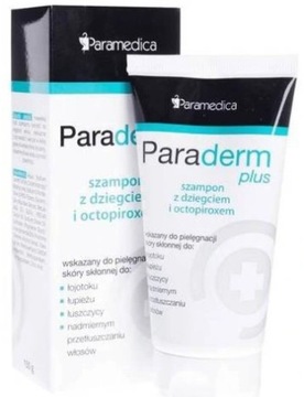 PARADERM PLUS szampon dziegciowy ŁUSZCZYCA ŁOJOTOK