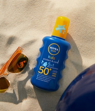 NIVEA SUN Nawilżający spray ochronny na słońce dla dzieci KIDS SPF 50 200ml