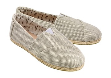 BUTY DAMSKIE espadryle lekkie BEŻ *38