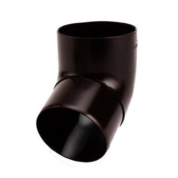 Galeco PVC 80 Kolano 67° brąz ciemny