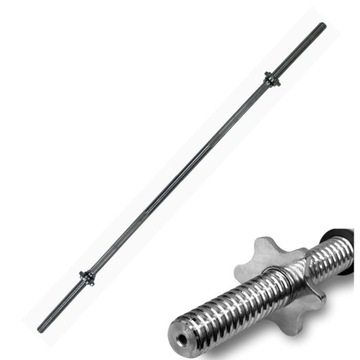 Prosty Gryf śrubowy ENERO FIT 120 cm / 28 mm