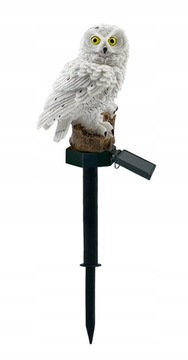 Duża lampa solarna LED Sowa Wodoodporny ogród