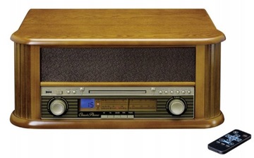 Wieża stereo Lenco TCD-2550 Retro Hi-Fi CD Mp3 USB