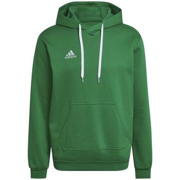 BLUZA MĘSKA Z KAPTUREM ADIDAS BAWEŁNA ENTRADA 22 HOODIE Zielona r.S