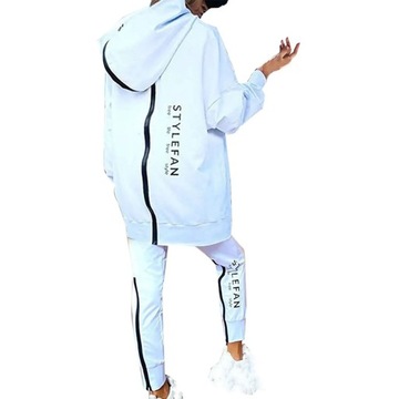 Winter 2023 Oversized Tracksuit Back Zipper Long H