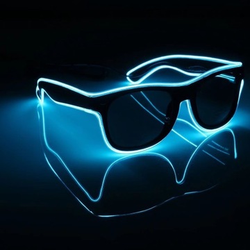 Оправы для очков, светящиеся прозрачные очки для карнавальной вечеринки