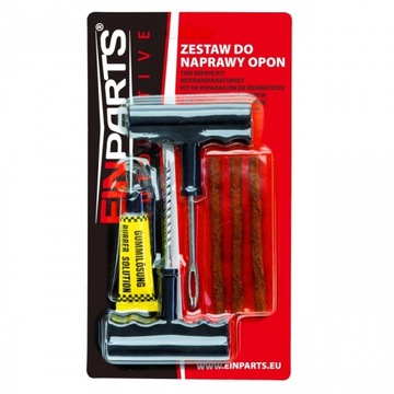 РЕМКОМПЛЕКТ ДЛЯ РЕМОНТА АВТОМОБИЛЬНЫХ ШИН И КОЛЕС С КОМПРЕССОРОМ 14 ЭЛЕМЕНТОВ.