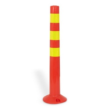Słupek parkingowy. Plastikowy, odblaskowy. 75cm