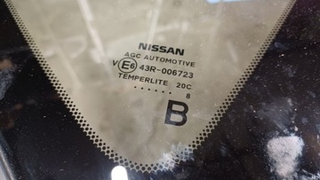 NISSAN PULSAR SKLO (OKNO) PRAVÁ ZADNÍ 18 ROK