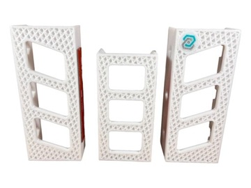 Uchwyt na laptop, notebook pod biurko 40 mm DELOSPRO WHITE