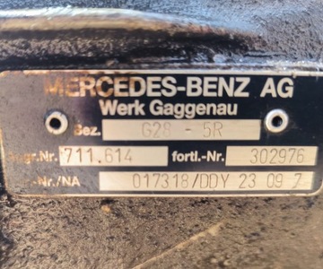 711614 G28-5R KOMPLETNÍ MANUÁLNÍ SKŘÍŇ ŘAZENÍ VW LT II 28-35 2.5 TDI