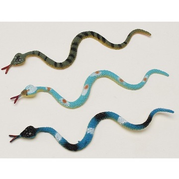 Резиновые змеи из ПВХ, забавная игрушка, 12 шт.