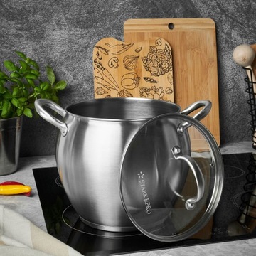 RUVIO КАСТРЮЛЯ ИЗ НЕРЖАВЕЮЩЕЙ СТАЛИ 6,5 Л