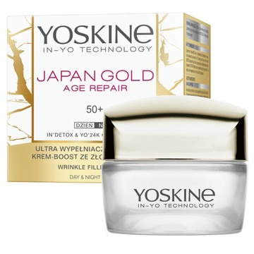 YOSKINE JAPAN GOLD KREM NA DZIEŃ I NOC 50+ 50ml (BEZ KARTONIKA)