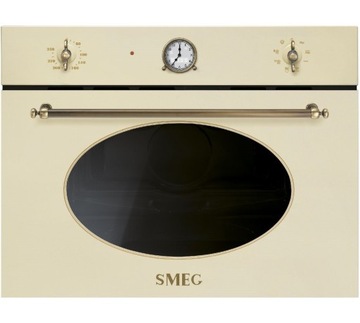 Микроволновая печь 45см SMEG SF4800MPO Кремовый