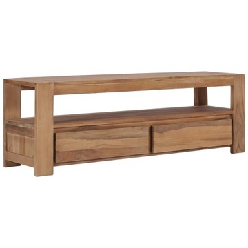 SZAFKA POD TV 120X30X40CM DREWNO TEKOWE