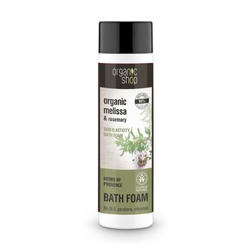 UJĘDRNIAJĄCY Płyn do KĄPIELI MELISA ZIOŁA PROWANSALSKIE 500ML ORGANIC SHOP