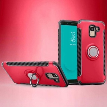 Etui hybrydowe silikonowe Ring do Galaxy J6 2018