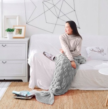 Одеяло Русалка с рыбьим хвостом Русалка Русалка 190см