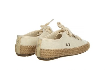 Espadryle Emu Agonis Organic Natural Beżowe Półbuty Materiałowe r.41