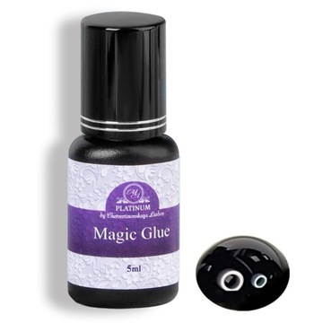 Klej do rzęs przedłużania rzęs PLATINUM MAGIC 5ml mega fiksacja