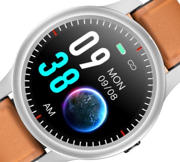 MŁODZIEŻOWY ZEGAREK SMARTWATCH JK ACTIVE BRĄZOWY