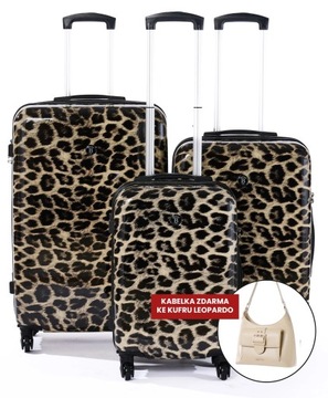 Travel Suitcase Bertoo Leopard-Zapt 3in1
