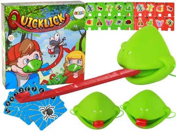 Веселая игра на ловкость Fast Tongue Frog - Поймай лягушку в маске насекомого