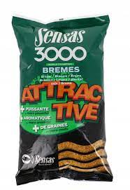 Sensas zanęta 3000 Attractive Bremes 1kg ŚWIEŻA