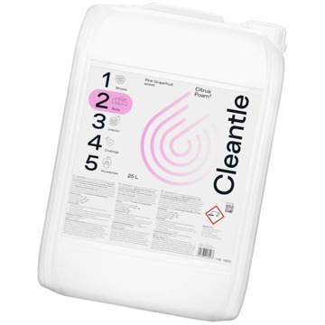 CLEANTLE CItrus Foam 25L Zasadowa Wydajna Piana Aktywna Do Mycia Wstępnego