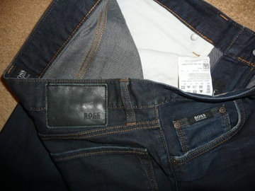 Spodnie dżinsy HUGO BOSS W33/L34=43/111cm jeansy