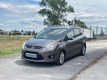 Ford C-MAX II Minivan 1.6 EcoBoost 150KM 2012 Ford Grand C-MAX Raty 1.6 benz Klimatronic, park asist Grzana szyba serw, zdjęcie 1