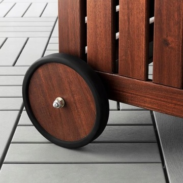 ИКЕА АПЛАРО Скамья с ящиком для хранения, садовая, коричневый