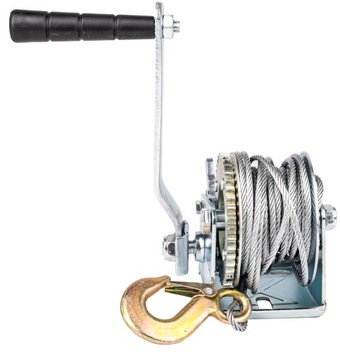 ЛЕБЕДКА, РУЧНАЯ РУКОЯТКА, ТРОСОВАЯ ЛЕБЕДКА, 550 кг