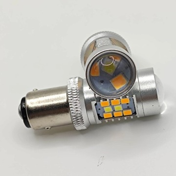 ŻARÓWKA LED DUAL COLOR BIAŁY + POMARAŃCZOWY BAY15D