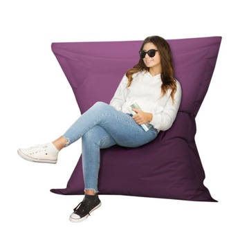 Pufa Worek do Siedzenia 350L XXL EPS Purpurowy