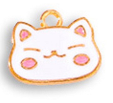 КУЛОН КОШКА ДЛЯ БРАСЛЕТА ОЖЕРЕЛЬЕ W770