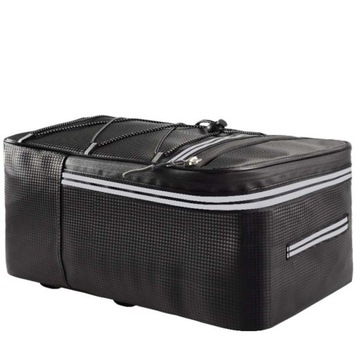 TORBA NA BAGAŻNIK ROWEROWY 15L - TORBA SAKWA ROWEROWA NA BAGAŻNIK ROWER