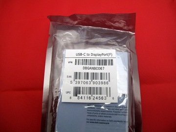АДАПТЕР USB-C DisplayPort DELL HP Lenovo USB C