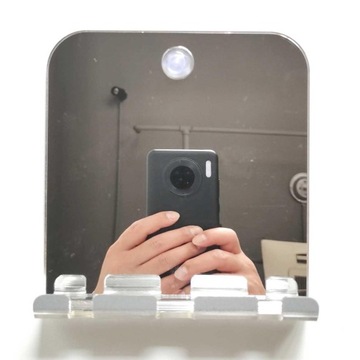 Przenośne nietłukące lustro do golenia Wiszące