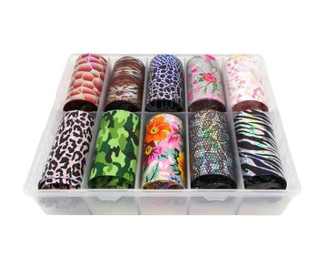 ТРАНСФЕРНАЯ ФОЛЬГА 100смx4см ЦВЕТЫ ЛУГ НАРОДНЫЙ