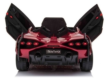 ДЕТСКИЙ АККУМУЛЯТОРНЫЙ АВТОМОБИЛЬ LAMBORGHINI SIAN PAINT PILOT EVA LEATHER LED