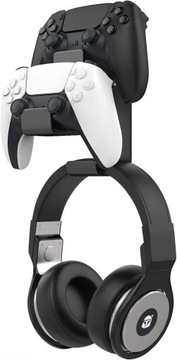 STOJAK NA PADY UCHWYT 2w1 PAD SŁUCHAWKI AKCESORIA PS4 PS5 XBOX KONTROLERY
