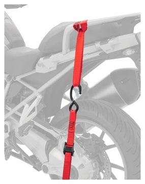 Zestaw pasów transportowych motocykla ACEBIKES 2 pasy z klamrą + 2 pętle