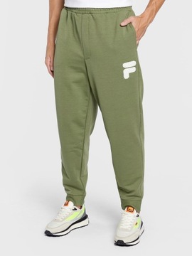 Fila Spodnie dresowe Chiasso Dropped Crotch FAM0138 Zielony Regular Fit