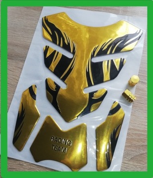 Накладка на бак GOLD Honda Suzuki Yamaha Free MOTUL