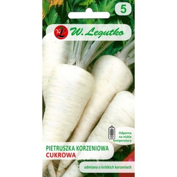 Nasiona Pietruszka Korzeniowa Cukrowa 5g Legutko Grc5 Petroselinum Crispum