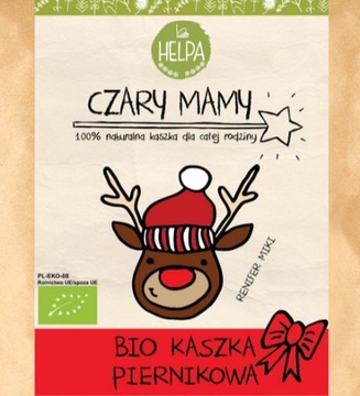 HELPA KASZKA BIO Orkisz Daktyl Kakao PIERNIKOWA