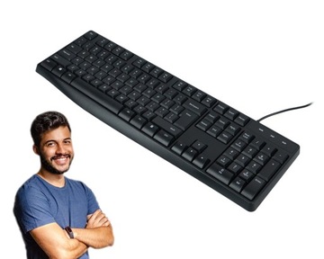 KLAWIATURA DO BIURA PRZEWODOWA Z BLOKIEM NUMERYCZNYM MEHCHANICZNA USB