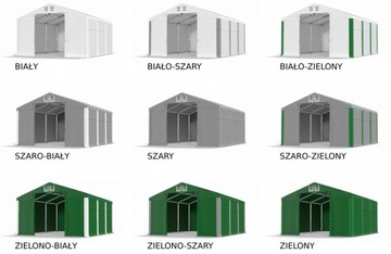 Namiot MAGNUS 4x6-3 magazynowy RÓŻNE KOLORY